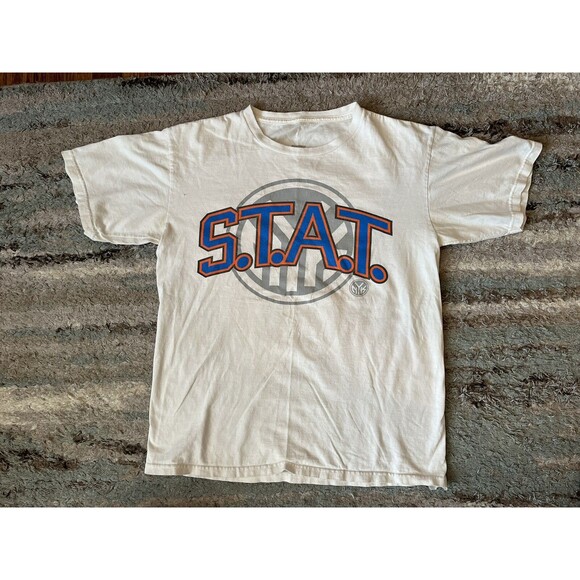Amare Stoudemire S.T.A.T. -  New York Knicks Graphic T Shirt 2 Sided - Medium - Picture 3 of 8